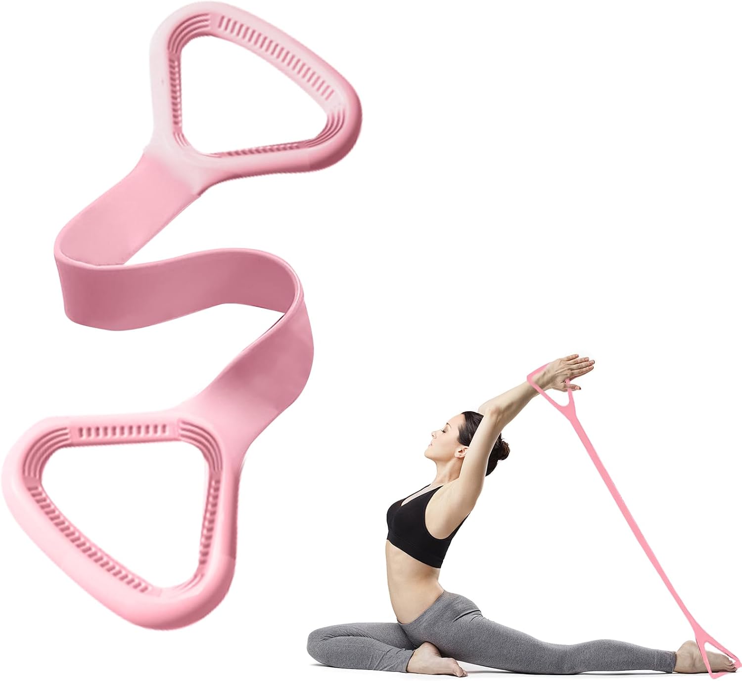 Figure 8 Resistance Band - Weerstandsbanden, Figure 8 Fitness-weerstandsbanden met handgrepen,