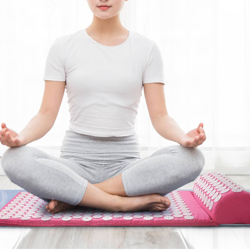 Yoga Fitness Tapis - Nagelmat Acupressuur Shakti Mat met naalden