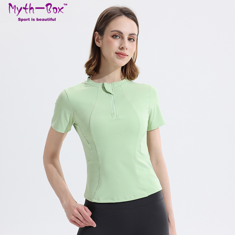 Yoga Fitness Qc - Zomer Dames Yoga Shirts Slanke T-shirts