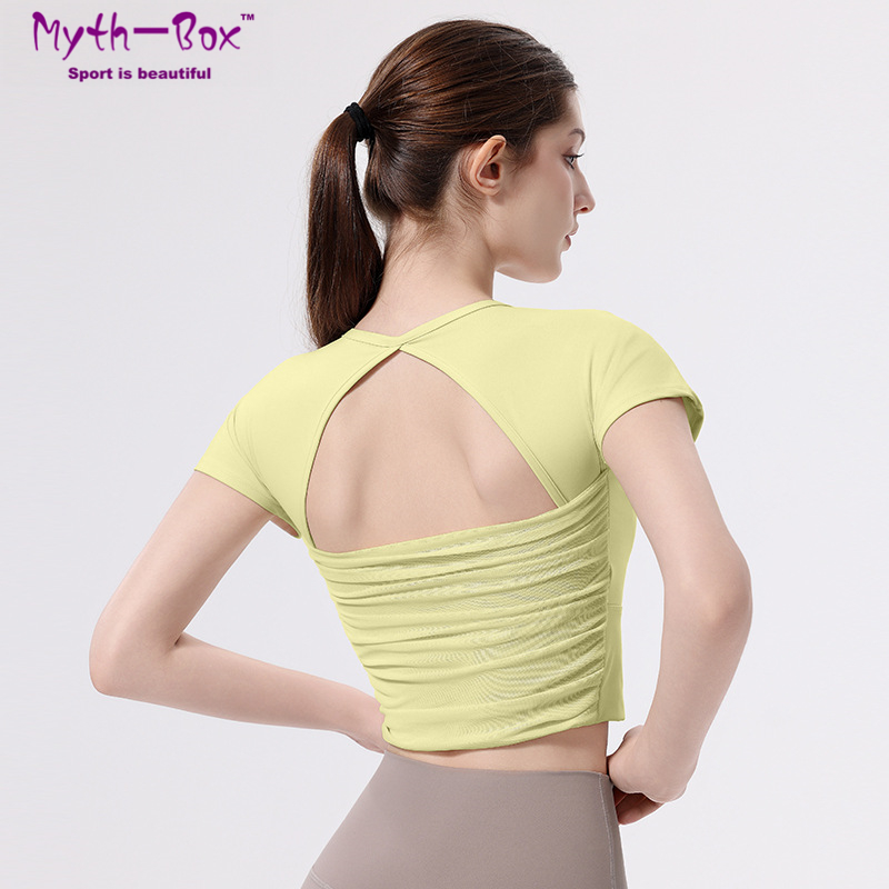Yoga Fitness Qc - Vrouwen Slanke Yoga Shirts Met Pad