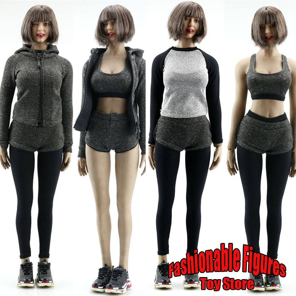 Yoga In Fitness First - 1/6 Schaal Vrouwelijke Casual Kleding Yoga