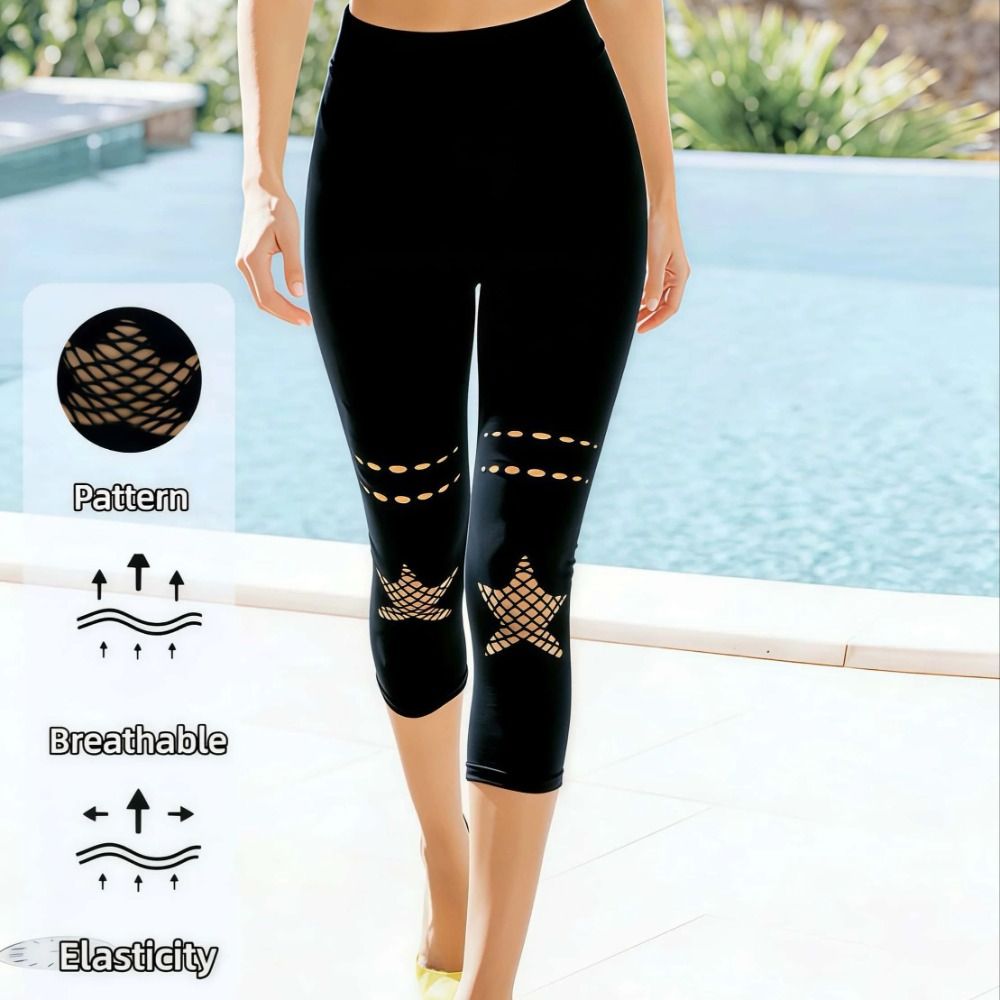 Nieuwe uitgeholde mesh legging - Yoga & Fitness Classes By Niharika Zirakpur Reviews recensie en prijs