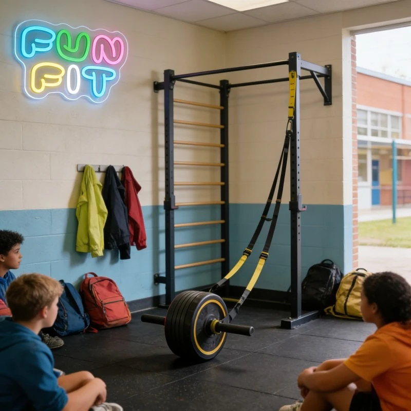 Leuke Neon LED-bord met cartoo - Yoga Fitness Rooms recensie en prijs