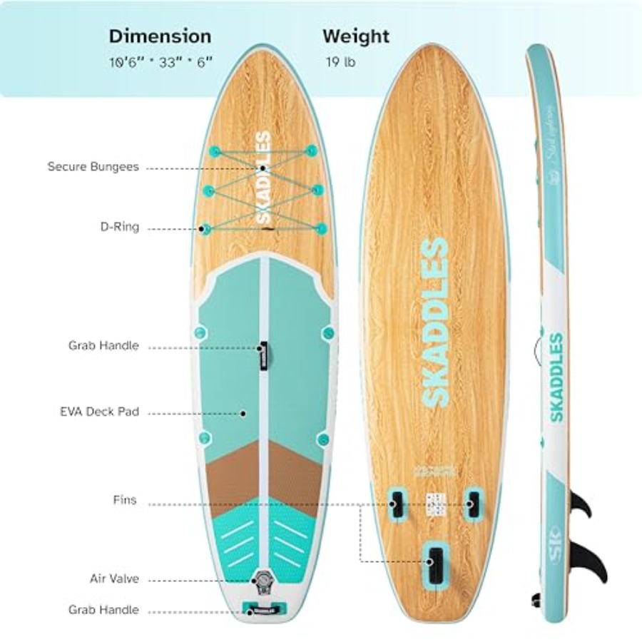 Opblaasbaar Stand Up Paddle Bo - Yoga Fitness Board recensie en prijs