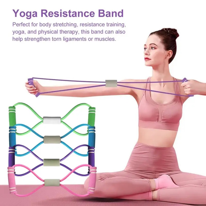 Fitnessweerstandsband met hand - Figure 8 Resistance Band recensie en prijs