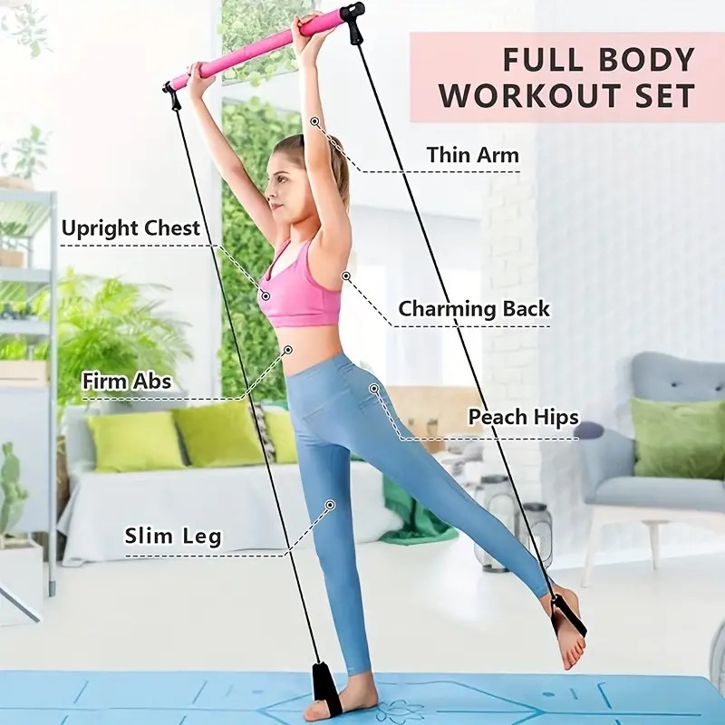 Multifunctionele Pilates Bar C - Yoga Fitness Bar recensie en prijs