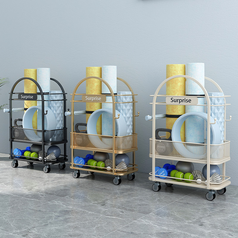Zware-duty carbonstalen opberg - Yoga Fitness Rooms recensie en prijs