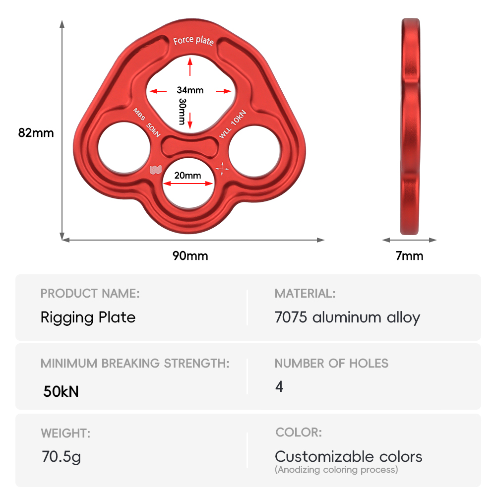 50KN Yoga Force Plate Rigging  - Yoga Fitness Board recensie en prijs